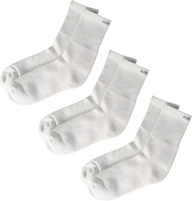 Air Garb Men & Women Solid Mid-Calf/Crew(Pack of 3)