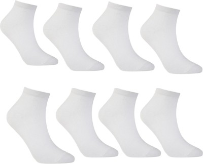 JPT Unisex Solid Ankle Length(Pack of 8)