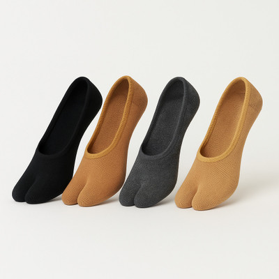 F65 Women Solid Peds/Footie/No-Show(Pack of 4)