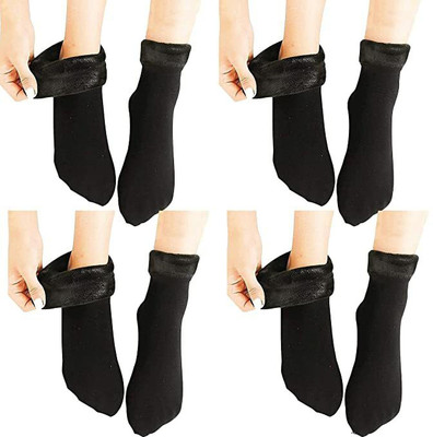 OXYFLY Men & Women Solid Ankle Length(Pack of 4)