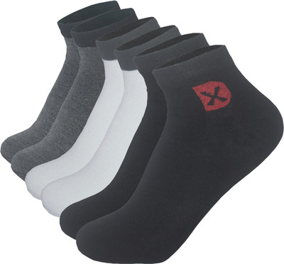 DREAMX Unisex Solid Ankle Length(Pack of 3)