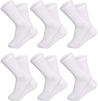 OYQQ Men Solid Calf Length(Pack of 6)