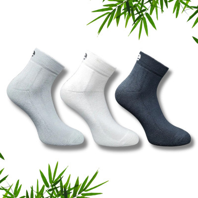 ecosync Unisex Solid Mid-Calf/Crew(Pack of 3)