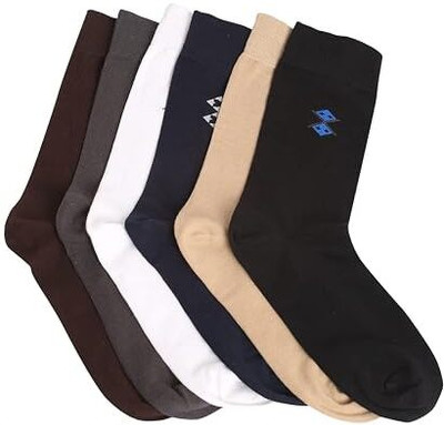 PALMLON Men Solid Calf Length(Pack of 10)