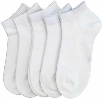 POOJATRADERSSS Boys & Girls Solid Ankle Length(Pack of 5)