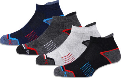 RC. ROYAL CLASS Men Self Design, Color Block Ankle Length(Pack of 4)