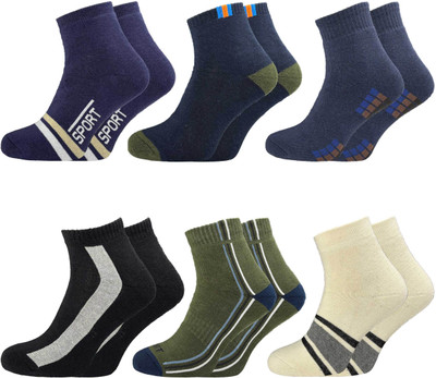 TRAZO Men Self Design Ankle Length