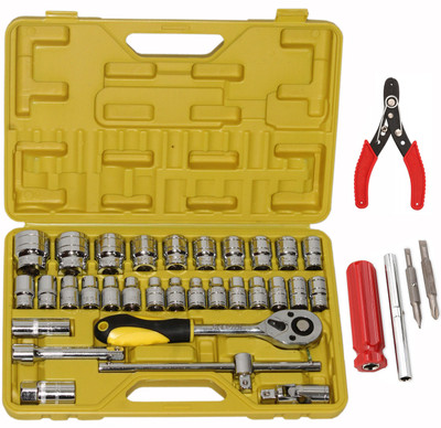 Digital Craft 32Pc Socket Set,Screw Driver 6 IN 1,Wire Stripper Socket Set(Pack of 32)