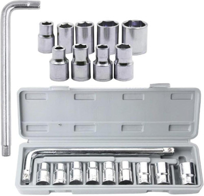 ValueShop 10 Pieces Hand Tools Wrench Set Spanner Set Tool Kit Socket Set(Pack of 1)