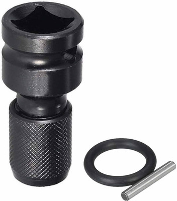 uptodatetools 1/2 Inch Square 1/4 Inch Drill Chucks Adaptor Conversion Impact Ratchet Wrench Socket Set(Pack of 1)