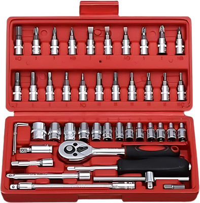 Givni Mart High Quality 46 in 1 Tool kit use Home & Car Socket Set(Pack of 1)