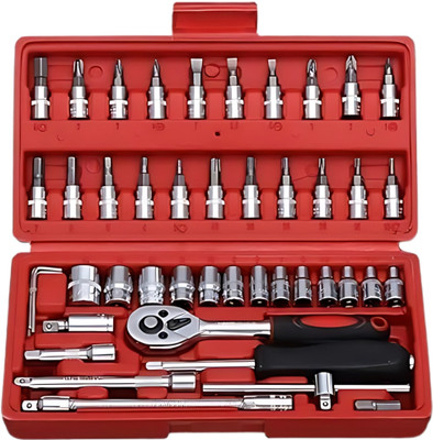 Givni Mart High Quality 46 in 1 Tool kit use Home & Car Socket Set(Pack of 1)