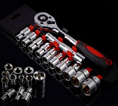 Reversible Gear for Forward & Reverse Operation Without Removing Tool 1/2 Inch Quick Release Socket Wrench | Reversible Ratchet Handle with Anti-Slip Grip Single Sided Rachet Wrench(Pack of 1)