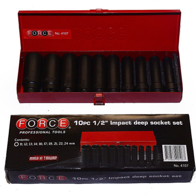 GANUVARDAM Force 4107 Socket Set(Pack of 10)