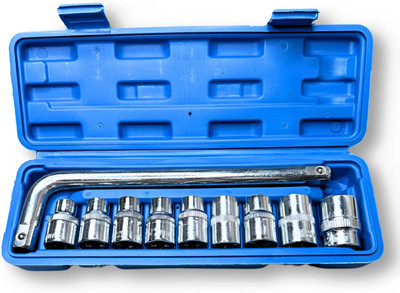 ZIODIC Impact Grade Drill Socket Adapter Set 6 PCS Drill Bit Holder Set-1/4” 3/8” 1/2” Socket Set(Pack of 1)