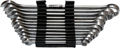 Spanner Set Stainless Steel Combination Spanner set / 6mm to 22mm professional spanner set with storage / Wrench Set / Tool Kit Double Sided Combination Wrench(Pack of 12)