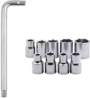 Toolhub Socket Wrench Spanner Tool Gotti Set for Automobiles / Bike / Car Repair Socket Set(Pack of 10)