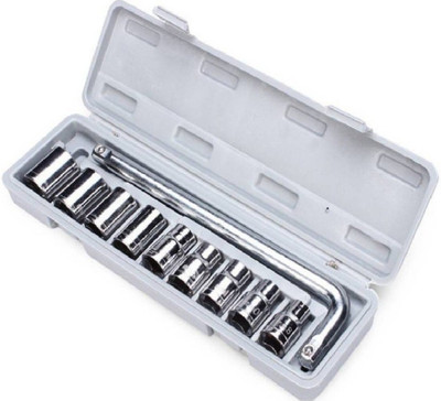 RMGS Tool Kit Socket Set 10Pc Socket Wrench| L Type Spanner | Mechanical Maintenance Socket Set(Pack of 10)