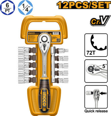 INGCO Socket Set(Pack of 1)