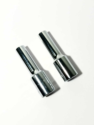 4MECH 12mm and 13mm Long Socket 1/2 Inch Drive, Heavy Duty Durable Chrome Vanadium Socket Set(Pack of 2)