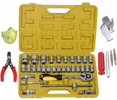 Digital Craft 32Pc Socket Set,Wire Stripper,Screw Driver 6 IN 1 Socket Set(Pack of 32)