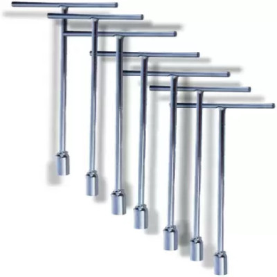 GrabMoor GM1225 STEEL T SPANNER - 8MM, 10MM, 11MM, 12MM, 13MM, 14MM, 15MM. ALL IS BEST Socket Set(Pack of 7)