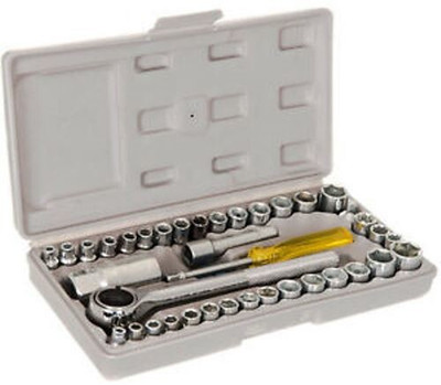 Niavaa 1 Set of 40 Pieces Multipurpose Tool Kit Socket Set(Pack of 40)