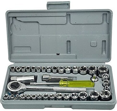 Rajwati 40 In 1 Pcs Wrench Tool Kit & Screwdriver And Socket Set Socket Set(Pack of 1)