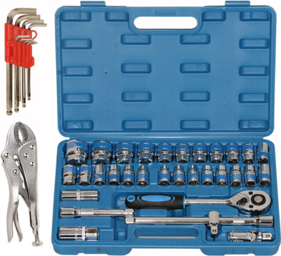 Digital Craft 32Pc Socket Set,Lock Grip Plier,9Pc Allen Key Set, Socket Set(Pack of 32)