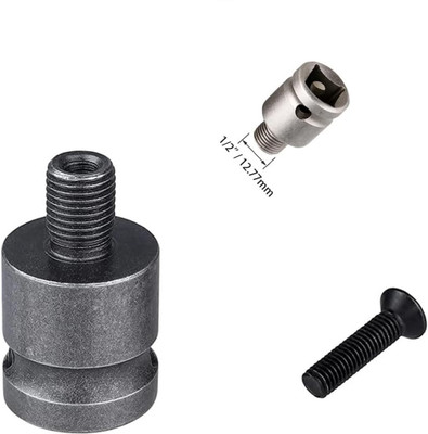 uptodatetools 1/2 Inch Drill Chuck Adapter Impact Wrench Conversion 1/2-20UNF Change Socket Set(Pack of 1)