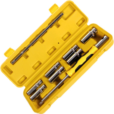 EASTMAN T-Handle Socket Wrench Set, Anti Slip Knurled Handle with 7 Hex Sockets E-2219 Socket Set(Pack of 8)