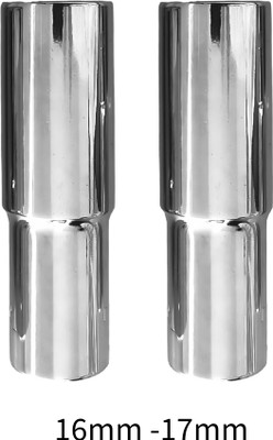 4MECH 16mm + 17mm Hex Long Chrome Vanadium Steel Anti Rust Socket Set(Pack of 2)