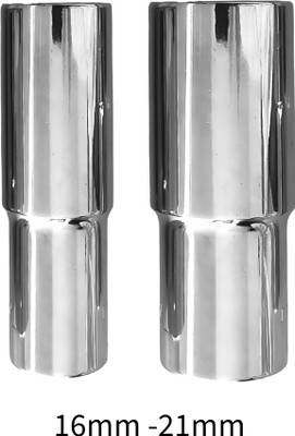4MECH 16mm + 21mm Long Hex, Chrome Vanadium Steel, Anti Rust Socket Set(Pack of 2)