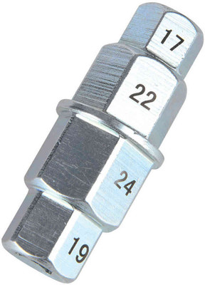 AASONS AASONS Front Wheel Spindle Socket, Lightweight Easy Removal 4 in 1 Hex Axle Tool Socket Set(Pack of 1)