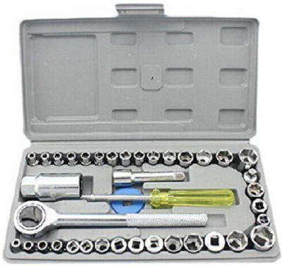 Niavaa 1 Set of 40 Pieces Multipurpose Tool Kit Socket Set(Pack of 40)