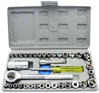 Rajwati 40 In 1 Pcs Wrench Tool Kit & Screwdriver And Socket Set Socket Set(Pack of 1)