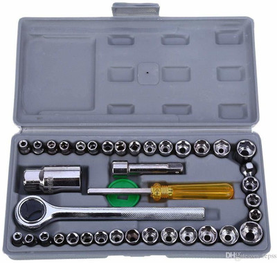 Rajwati 40 Pcs Socket Wrench Tool Kit Socket Set Socket Set(Pack of 1)