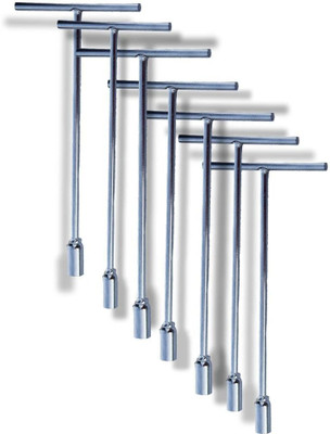 Jiya S1226 STEEL T SPANNER - 8MM, 10MM, 11MM, 12MM, 13MM, 14MM, 15MM I EASY TO USE. Socket Set(Pack of 7)