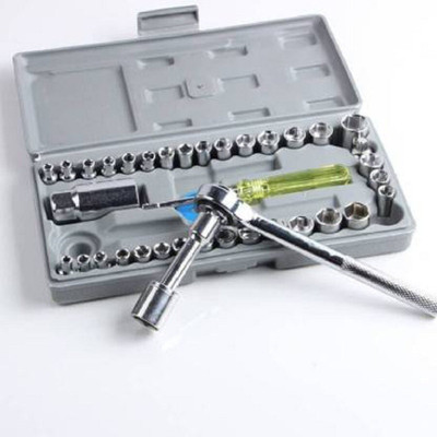 GaxQuly Socket Set , set of 40 Socket Set(Pack of 1)