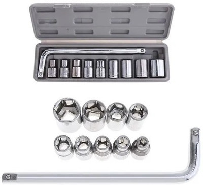Dazzel Flex High Grade 10Pcs Hex Socket Set. Socket Set(Pack of 1)