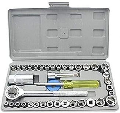 SANI ENTERPRISE 1 Set of 40 Pieces Multipurpose Tool Kit Socket Set(Pack of 1)