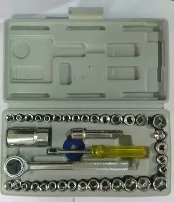Niavaa 1 Set of 40 Pieces Multipurpose Tool Kit Socket Set(Pack of 40)