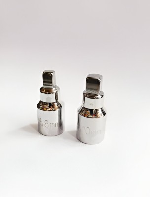 AUTOFIT Heavy Duty Oil Drain Nut Socket 8 mm, 10 mm, Hardened and Tempered Socket Set(Pack of 2)