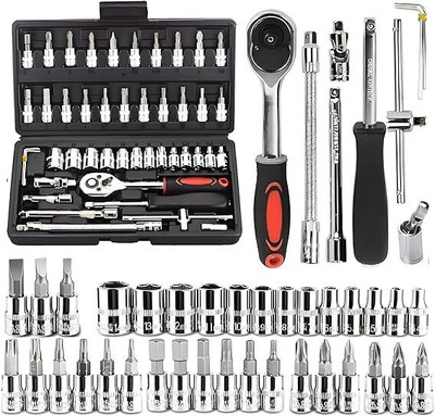 AENTIK AENTIK PREMIUM 46 PCS TOOL SET Socket Set(Pack of 1)