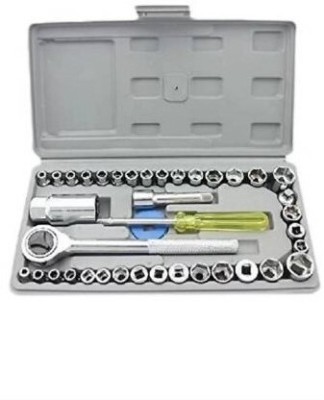 peter india 1 Set of 40 Pieces Multipurpose Tool Kit Socket Set(Pack of 40)