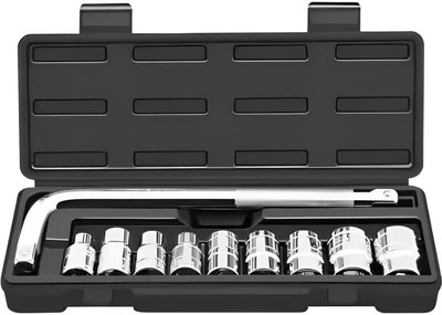 ChinuStyle 10Pcs Hex Socket Wrench Spanner Tool Goti Set for Automobiles/Bike/Car Repair Socket Set(Pack of 10)