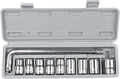 Dazzel Flex 10 pcs tool kit Wrench socket Spanner Set Automobile car & bike Repair Tool Kit Socket Set(Pack of 10)