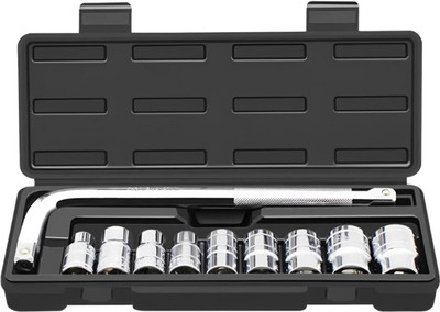 Zeno volt 10 socket tool box Socket Set(Pack of 10)