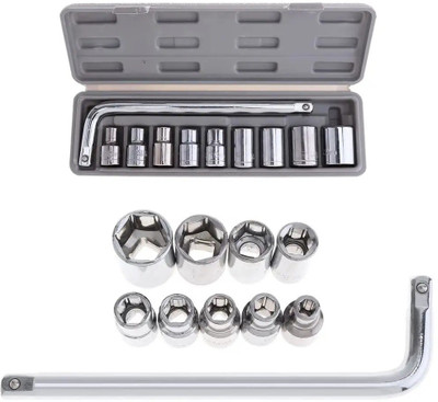 Estallion 10 PCS SOCKET WRENCH SET SPANNER TOOL KIT Socket Set(Pack of 10)