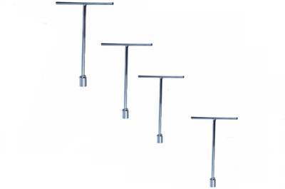 Jiya S1088 STEEL T SPANNER - 12MM, 13MM, 14MM, 15MM. HAND TOOLS EASY TO USE. Socket Set(Pack of 4)